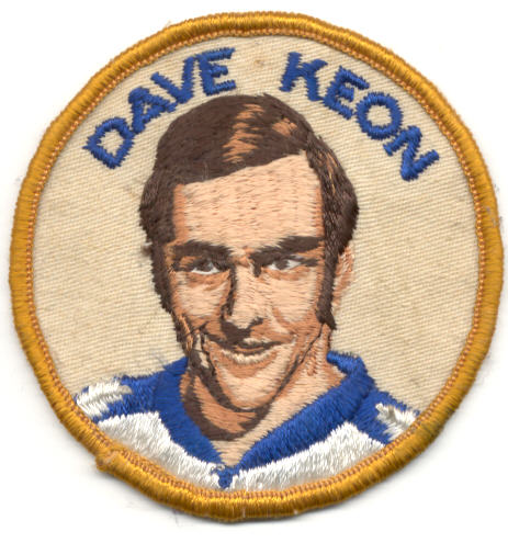 My Dave Keon Hockey School Patch